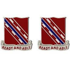 411th Engineer Battalion Unit Crest (Ready and Able)